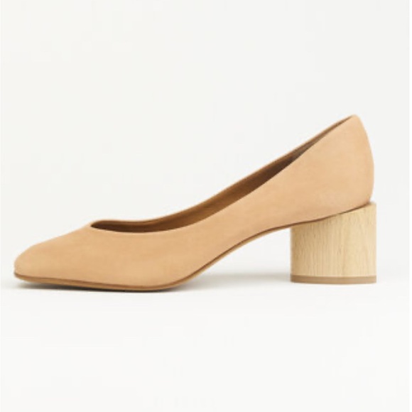 COCLICO Icy Pump Fawn Nubuck Block Heel Shoes - Picture 1 of 6